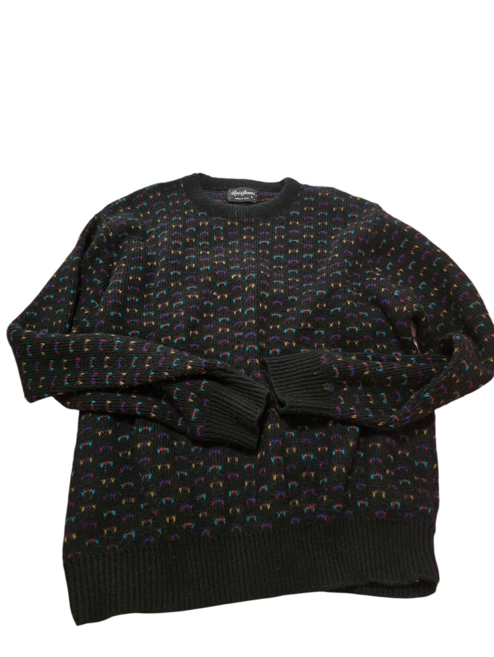 Vintage | 80s Colorful Knit Sweater